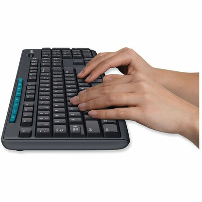 Life-Style Image for Logitech K270 Wireless Keyboard for Windows, 2.4 GHz Wireless, Full-Size, Number Pad, Black