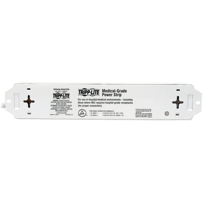 Alternate-Image4 Image for Tripp Lite by Eaton Safe-IT UL 60601-1 Medical-Grade Surge Protector for Patient-Care Vicinity 4x Hospital-Grade Outlets 15 ft. Cord Antimicrobial Protection