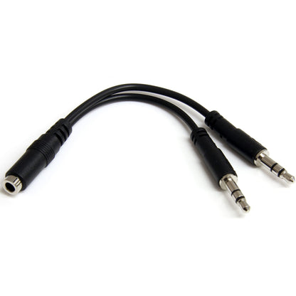 Main Image for StarTech.com 3.5mm 4 Position to 2x 3 Position 3.5mm Headset Splitter Adapter - F/M