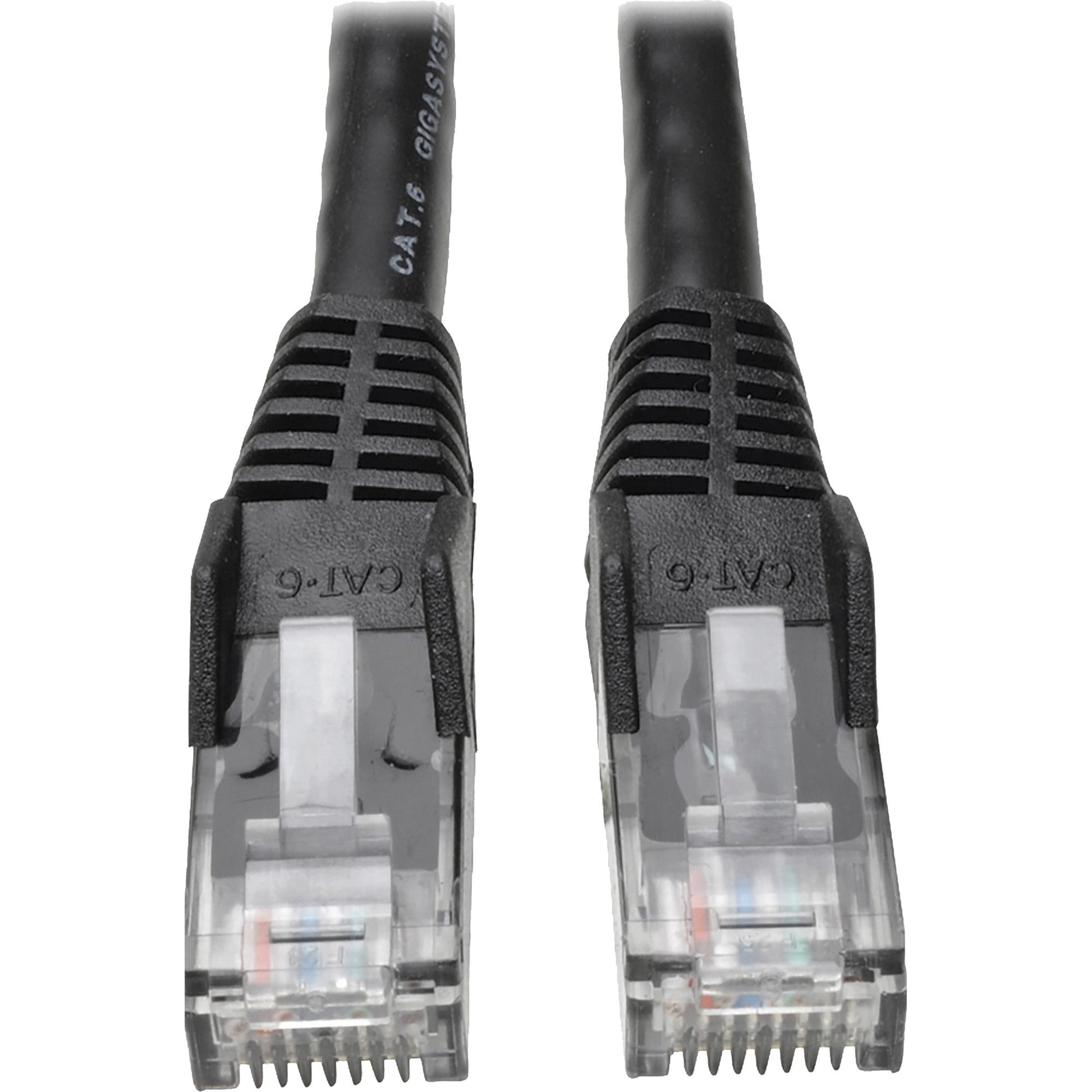 Main Image for Eaton Tripp Lite Series Cat6 Gigabit Snagless Molded (UTP) Ethernet Cable (RJ45 M/M), PoE, Black, 50 ft. (15.24 m)