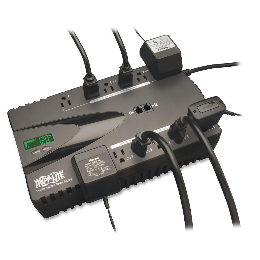 Life-Style Image for Eaton Tripp Lite Series 850VA 425W Standby UPS - 12 NEMA 5-15R Outlets, 120V, 50/60 Hz, USB, LCD, ENERGY STAR, Desktop/Wall