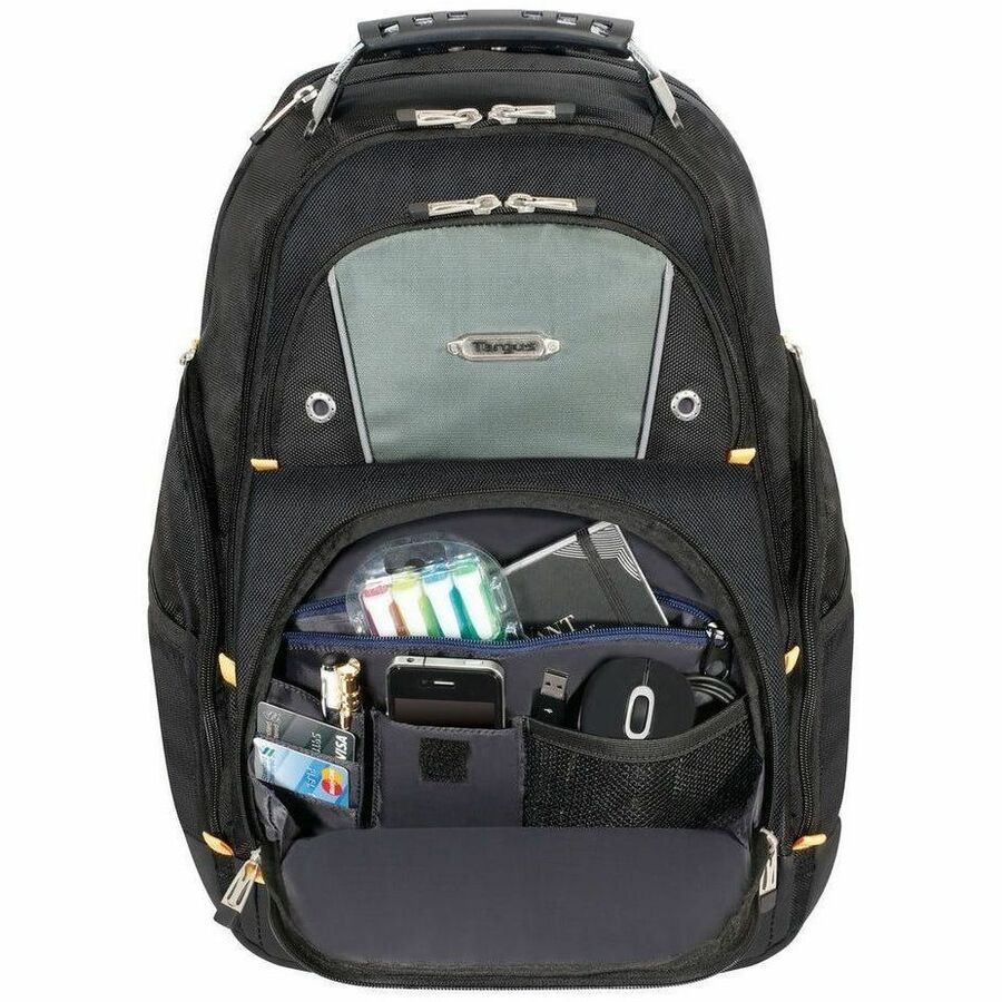 Alternate-Image6 Image for Targus&reg; 17" Drifter II Laptop Backpack (Black/Gray)