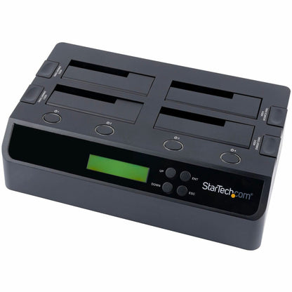 Main Image for StarTech.com 4-Bay Hard Drive Duplicator and Eraser, External HDD/SSD Cloner / Copier / Wiper Tool, USB 3.0/eSATA to SATA Docking Station