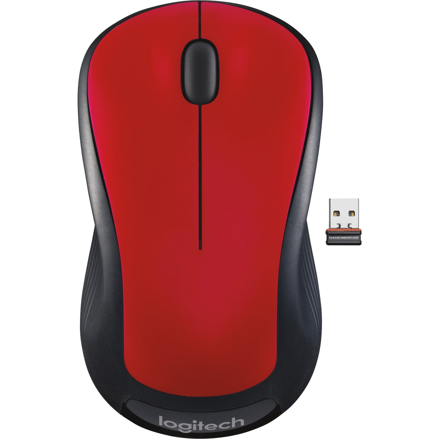 Main Image for Logitech M310 Wireless Mouse, 2.4 GHz with USB Nano Receiver, 1000 DPI Optical Tracking, 18 Month Battery, Ambidextrous, Compatible with PC, Mac, Laptop, Chromebook (FLAME RED GLOSS)