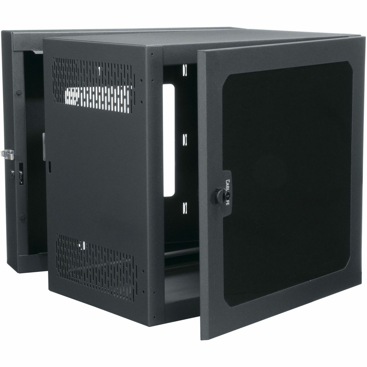 Main Image for Middle Atlantic CWR 12RU Wall Mount Rack - Swinging Wall Mount Rack - Plexi Door - 26in Depth - TAA Compliant