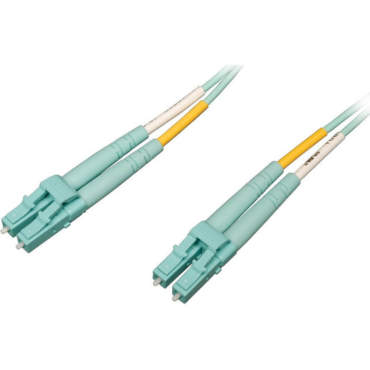 Main Image for Eaton Tripp Lite Series 10Gb/40Gb/100Gb Duplex Multimode 50/125 OM4 LSZH Fiber Patch Cable (LC/LC), Aqua, 2M (6.6 ft.)
