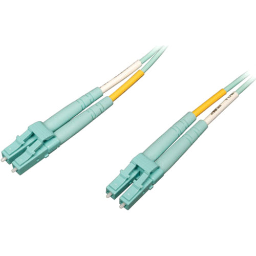Main Image for Eaton Tripp Lite Series 10Gb/40Gb/100Gb Duplex Multimode 50/125 OM4 LSZH Fiber Patch Cable (LC/LC), Aqua, 10M (32.8 ft.)