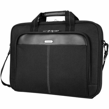 Alternate-Image3 Image for Targus Classic Slim TCT027US Carrying Case (Briefcase) for 15" to 16" Notebook - Black - TAA Compliant