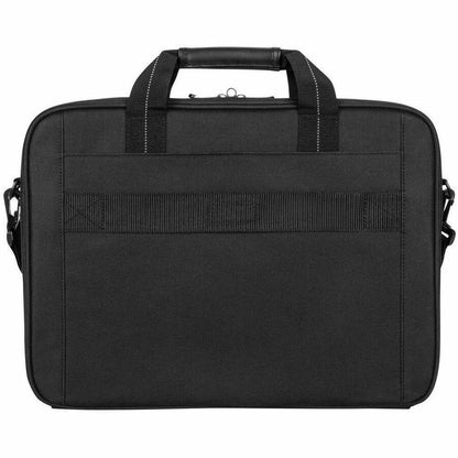 Rear Image for Targus Classic Slim TCT027US Carrying Case (Briefcase) for 15" to 16" Notebook - Black - TAA Compliant