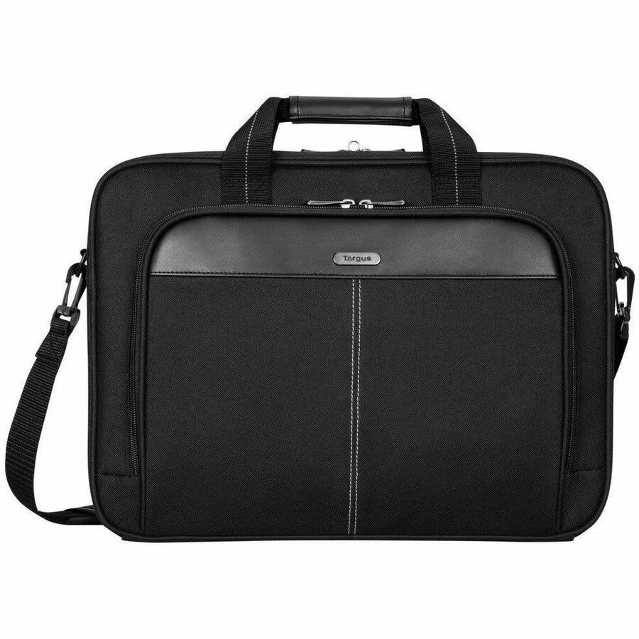 Main Image for Targus Classic Slim TCT027US Carrying Case (Briefcase) for 15" to 16" Notebook - Black - TAA Compliant