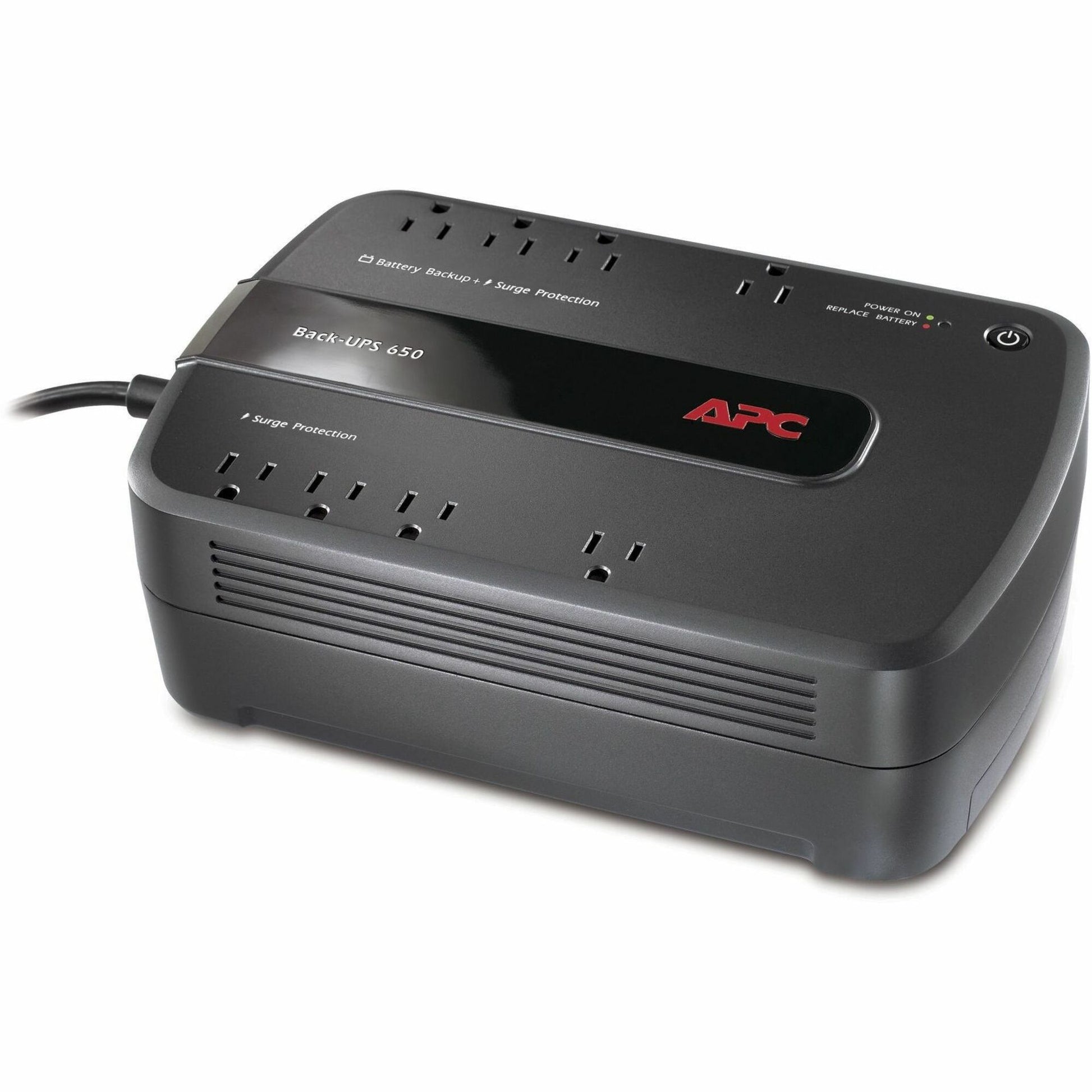 Main Image for APC Back-UPS 650VA, 120V, 8 NEMA outlets (4 surge)
