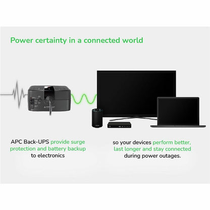 Alternate-Image2 Image for APC Back-UPS 650VA, 120V, 8 NEMA outlets (4 surge)