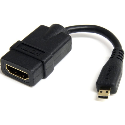 Main Image for StarTech.com Micro HDMI to HDMI Adapter Dongle, 4K High Speed Micro HDMI to HDMI Converter, Micro HDMI Type-D Device to HDMI TV/Display