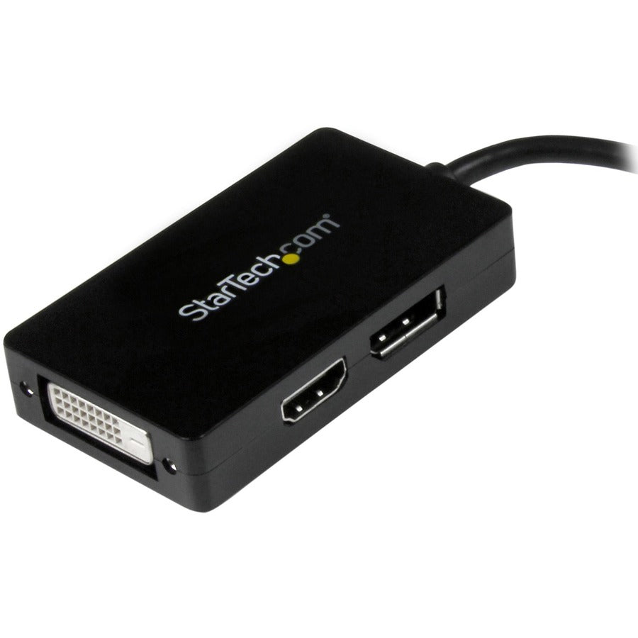 Alternate-Image1 Image for StarTech Travel A/V adapter - 3-in-1 Mini DisplayPort to DisplayPort DVI or HDMI converter