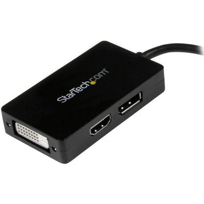 Alternate-Image1 Image for StarTech Travel A/V adapter - 3-in-1 Mini DisplayPort to DisplayPort DVI or HDMI converter