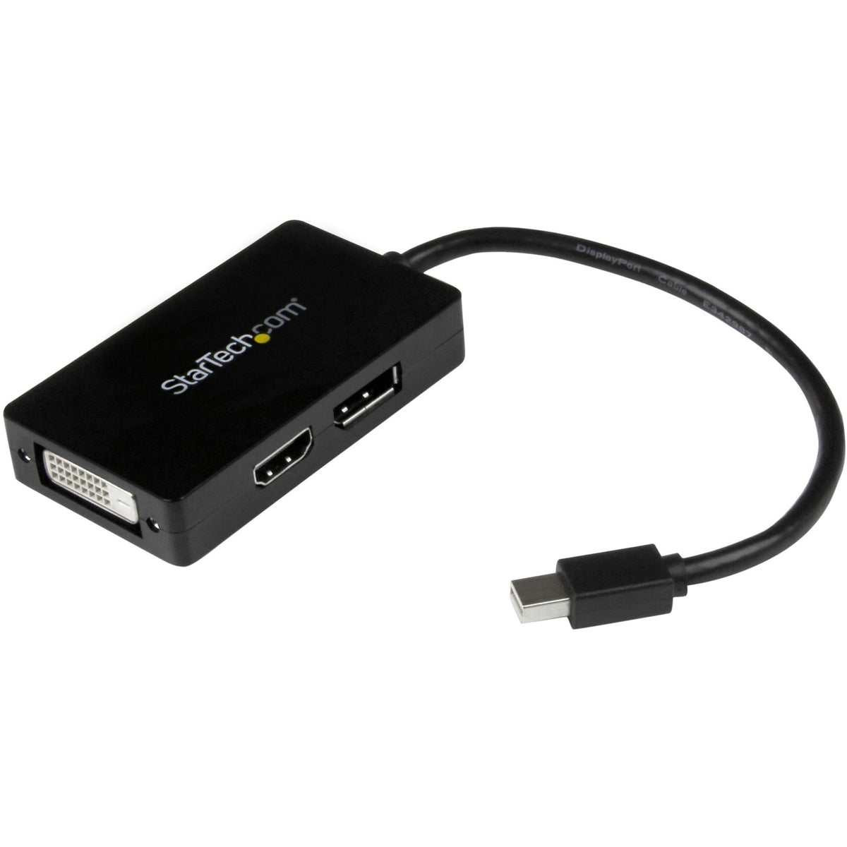 Main Image for StarTech Travel A/V adapter - 3-in-1 Mini DisplayPort to DisplayPort DVI or HDMI converter