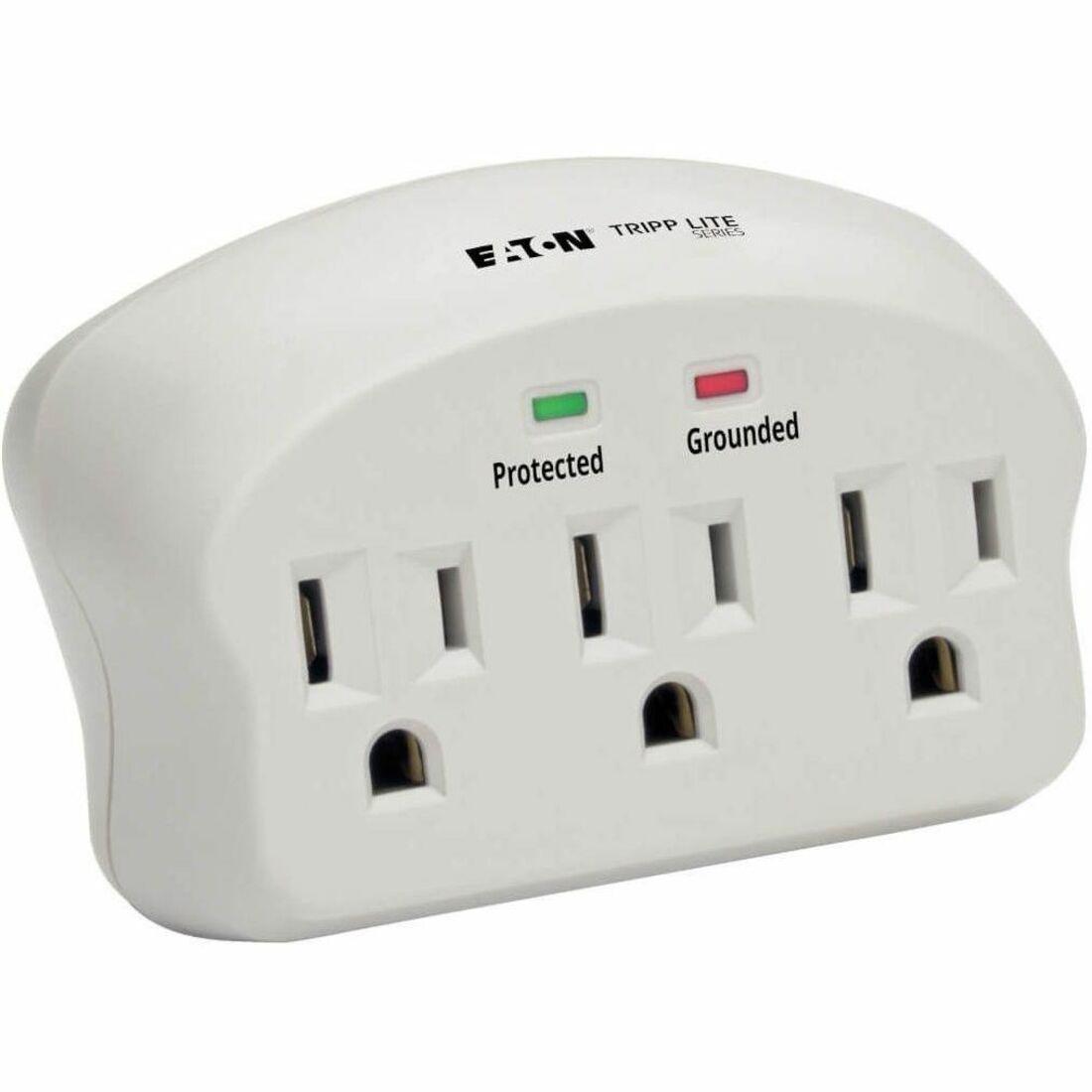 Main Image for Eaton Tripp Lite Series Protect It! 3-Outlet Surge Protector, Direct Plug-In, 660 Joules, 2 Diagnostic LEDs