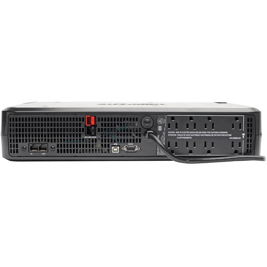 Rear Image for Tripp Lite by Eaton UPS SmartPro LCD 120V 1500VA 900W Line-Interactive UPS AVR Extended Runtime 2U Rack/Tower LCD USB DB9 8 Outlets