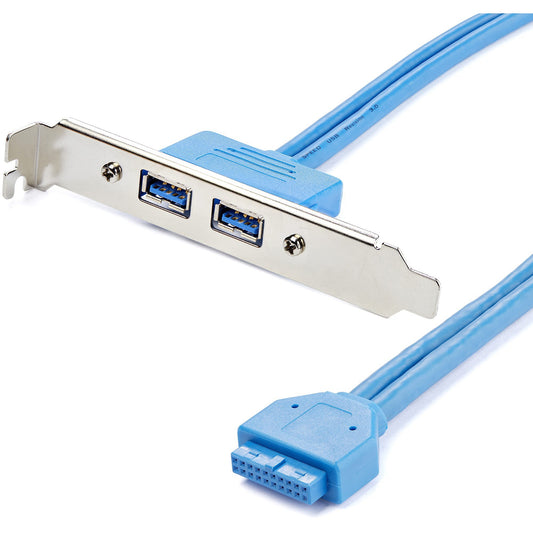 Main Image for StarTech.com 2 Port USB 3.0 (5Gbps) A Female Slot Plate Adapter