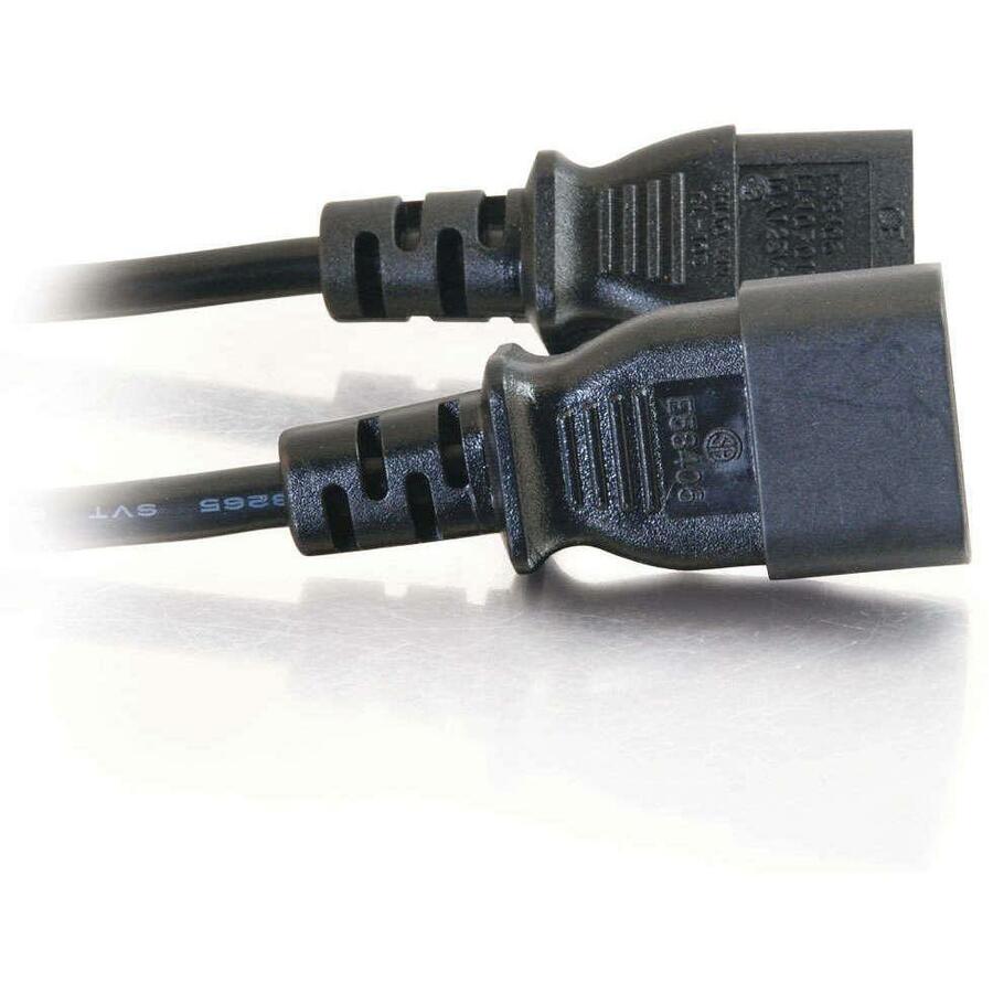 Right Image for C2G 3ft Computer Power Extension Cord - 16 AWG - 250 Volt