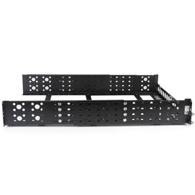 Left Image for StarTech 2U Fixed 19" Adjustable Depth Universal Server Rack Rails