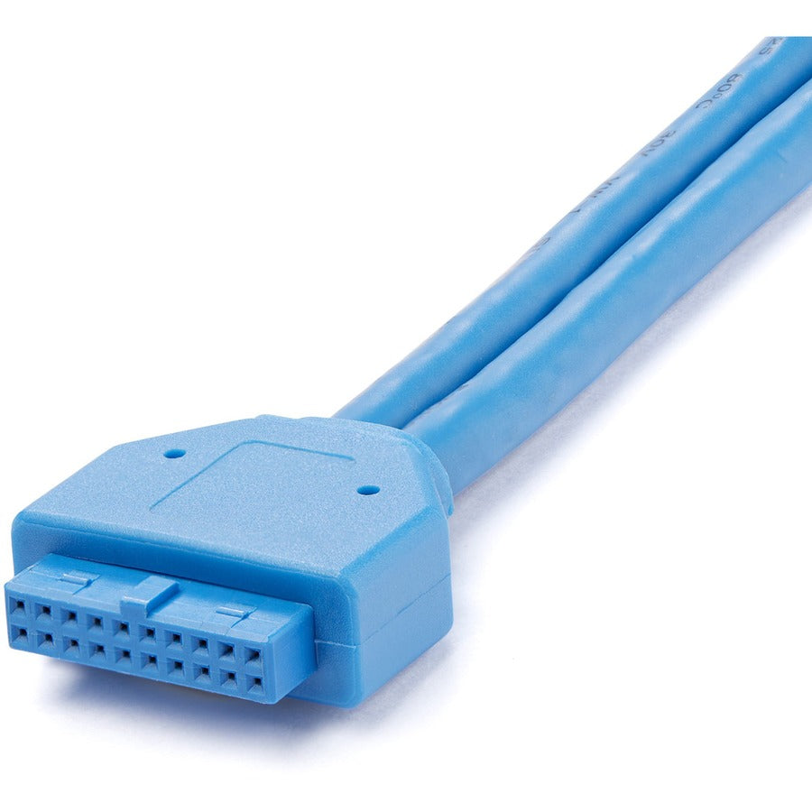 Alternate-Image1 Image for StarTech.com 2 Port Panel Mount USB 3.0 (5Gbps) Cable - USB A to Motherboard Header Cable F/F