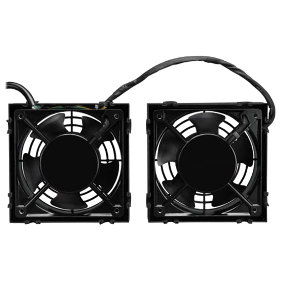 Front Image for Eaton Tripp Lite Series SmartRack Wall-Mount Roof Fan Kit - 2-120V high-performance fans; 210 CFM; 5-15P plug