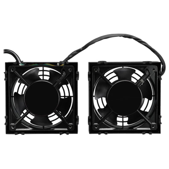 Rear Image for Eaton Tripp Lite Series SmartRack Wall-Mount Roof Fan Kit - 2-120V high-performance fans; 210 CFM; 5-15P plug