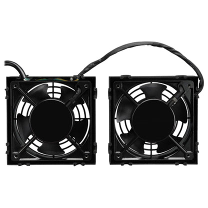 Rear Image for Eaton Tripp Lite Series SmartRack Wall-Mount Roof Fan Kit - 2-120V high-performance fans; 210 CFM; 5-15P plug