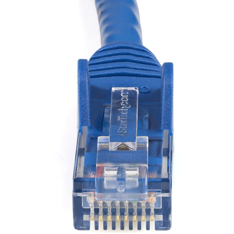 Alternate-Image1 Image for StarTech.com 6in CAT6 Ethernet Cable - Blue Snagless Gigabit - 100W PoE UTP 650MHz Category 6 Patch Cord UL Certified Wiring/TIA