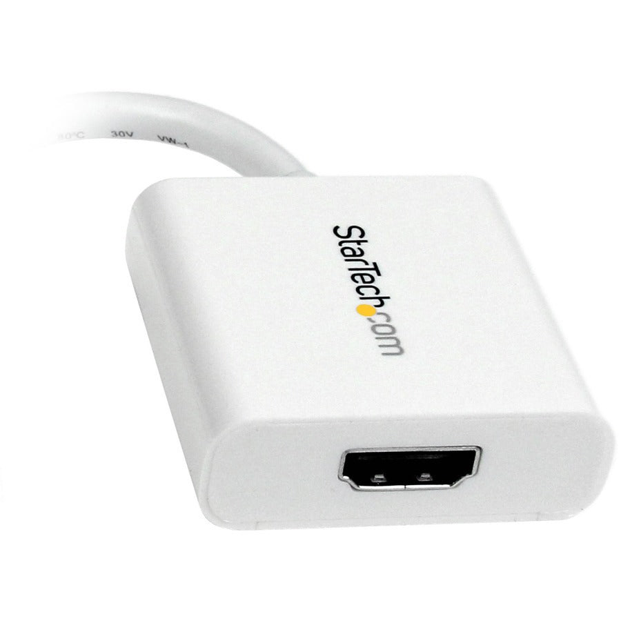 Alternate-Image1 Image for StarTech.com Mini DisplayPort to HDMI Adapter, Mini DP to HDMI Video Converter for Monitor/Display, 1080p, Passive mDP 1.2 to HDMI Adapter