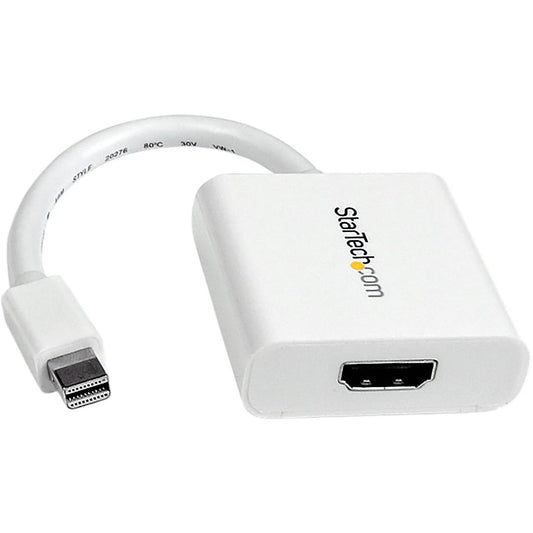 Main Image for StarTech.com Mini DisplayPort to HDMI Adapter, Mini DP to HDMI Video Converter for Monitor/Display, 1080p, Passive mDP 1.2 to HDMI Adapter
