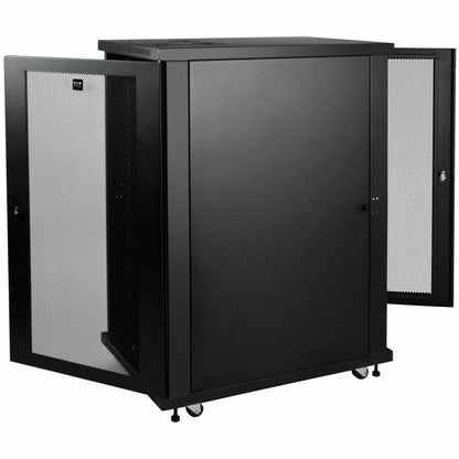 Alternate-Image1 Image for Eaton Tripp Lite Series SmartRack 24U Mid-Depth Half-Height Rack Enclosure Cabinet