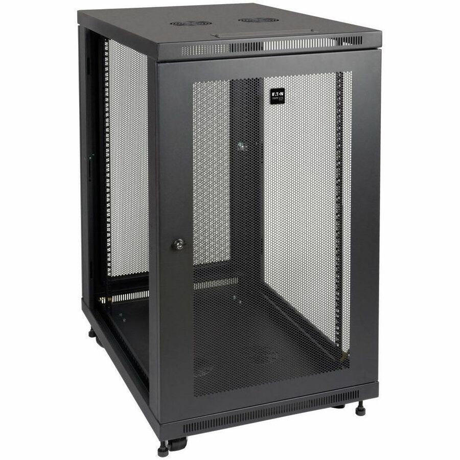 Alternate-Image3 Image for Eaton Tripp Lite Series SmartRack 24U Mid-Depth Half-Height Rack Enclosure Cabinet
