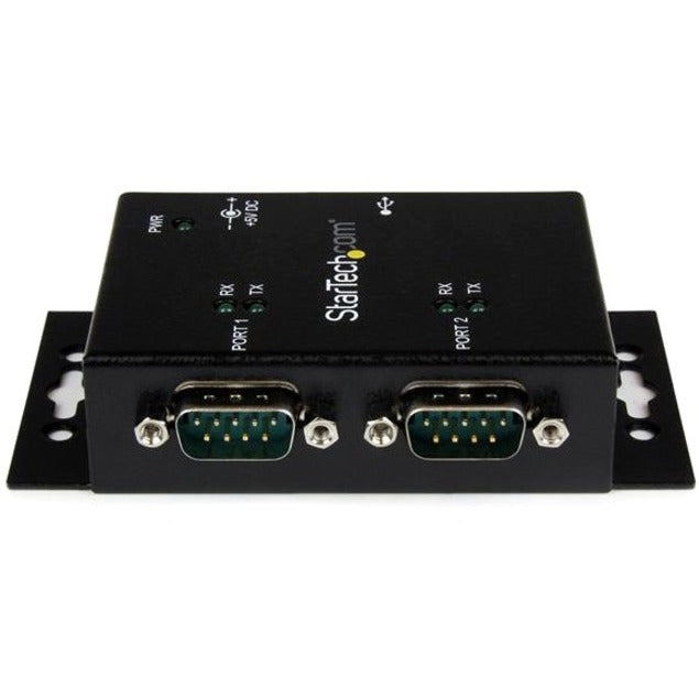 Right Image for StarTech.com USB to Serial Adapter &acirc;&euro;" 2 Port &acirc;&euro;" Wall Mount &acirc;&euro;" Din Rail Clips &acirc;&euro;" Industrial &acirc;&euro;" COM Port Retention &acirc;&euro;" FTDI &acirc;&euro;" DB9