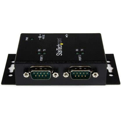 Right Image for StarTech.com USB to Serial Adapter &acirc;&euro;" 2 Port &acirc;&euro;" Wall Mount &acirc;&euro;" Din Rail Clips &acirc;&euro;" Industrial &acirc;&euro;" COM Port Retention &acirc;&euro;" FTDI &acirc;&euro;" DB9