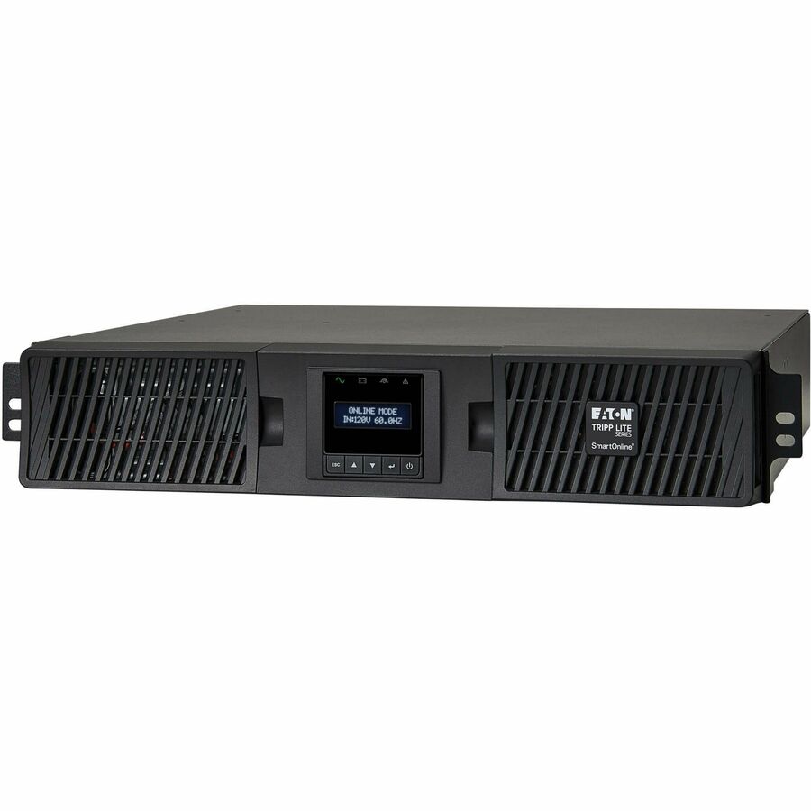 Alternate-Image4 Image for Eaton Tripp Lite Series SmartOnline 2000VA 1800W 120V Double-Conversion Sine Wave UPS - 7 Outlets, Extended Run, Network Card Option, LCD, USB, DB9, 2U Rack/Tower