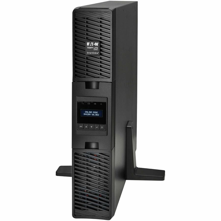 Alternate-Image2 Image for Eaton Tripp Lite Series SmartOnline 2000VA 1800W 120V Double-Conversion Sine Wave UPS - 7 Outlets, Extended Run, Network Card Option, LCD, USB, DB9, 2U Rack/Tower