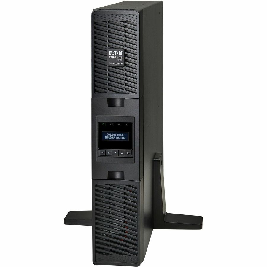 Alternate-Image3 Image for Eaton Tripp Lite Series SmartOnline 1000VA 900W 120V Double-Conversion Sine Wave UPS - 8 Outlets, Extended Run, Network Card Option, LCD, USB, DB9, 2U Rack/Tower