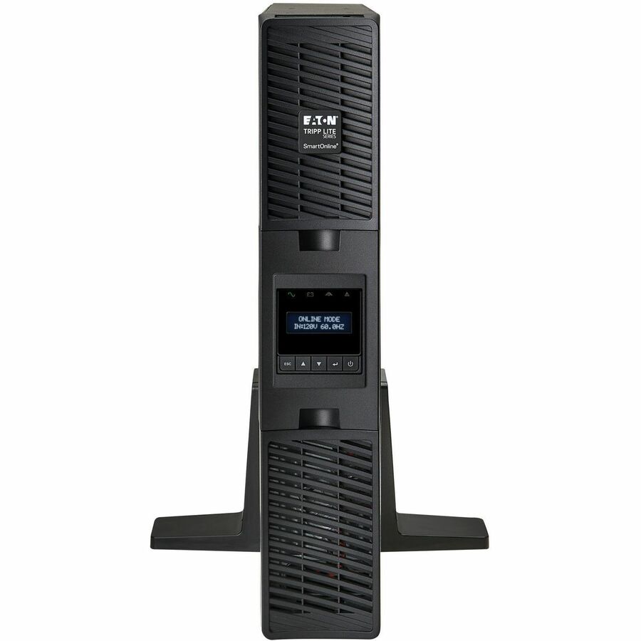 Alternate-Image2 Image for Eaton Tripp Lite Series SmartOnline 1000VA 900W 120V Double-Conversion Sine Wave UPS - 8 Outlets, Extended Run, Network Card Option, LCD, USB, DB9, 2U Rack/Tower
