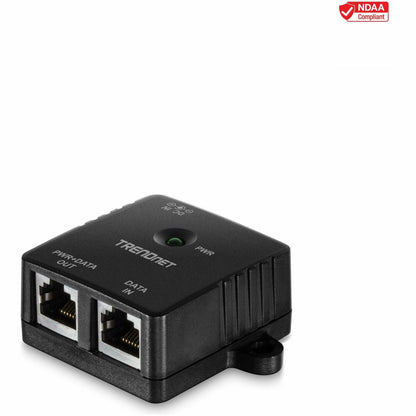 Main Image for TRENDnet Gigabit Power Over Ethernet Injector, Full Duplex Gigabit Speeds, 1 x Gigabit Ethernet Port, 1 x PoE Gigabit Ethernet Port, Network Devices Up To 100M (328 ft), 15.4W, Black, TPE-113GI