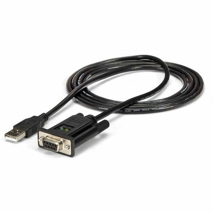 Main Image for StarTech.com 6ft (1.8m) 1-Port USB to Serial RS232 Adapter, FTDI DB9 Serial DCE Adapter Cable, Null Modem, USB 2.0 - TAA