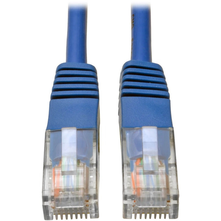 Main Image for Eaton Tripp Lite Series Cat5e 350 MHz Molded (UTP) Ethernet Cable (RJ45 M/M), PoE - Blue, 50 ft. (15.24 m)
