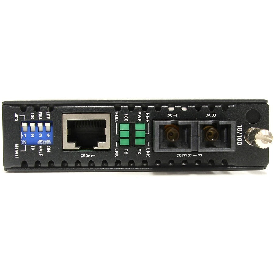 Alternate-Image1 Image for StarTech.com 10/100 Mbps Multi Mode Fiber Media Converter SC 2 km