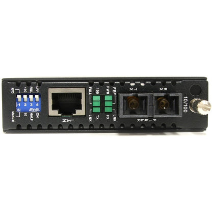 Alternate-Image1 Image for StarTech.com 10/100 Mbps Multi Mode Fiber Media Converter SC 2 km