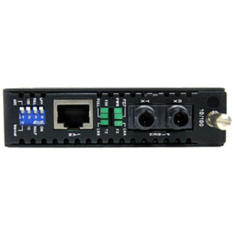 Front Image for StarTech 10/100 Mbps Multi Mode Fiber Media Converter ST 2 km, TAA