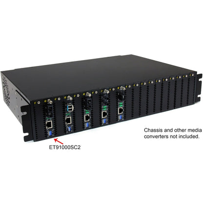 Alternate-Image3 Image for StarTech Gigabit Ethernet Multi Mode Fiber Media Converter SC 550m, 1000 Mbps, TAA