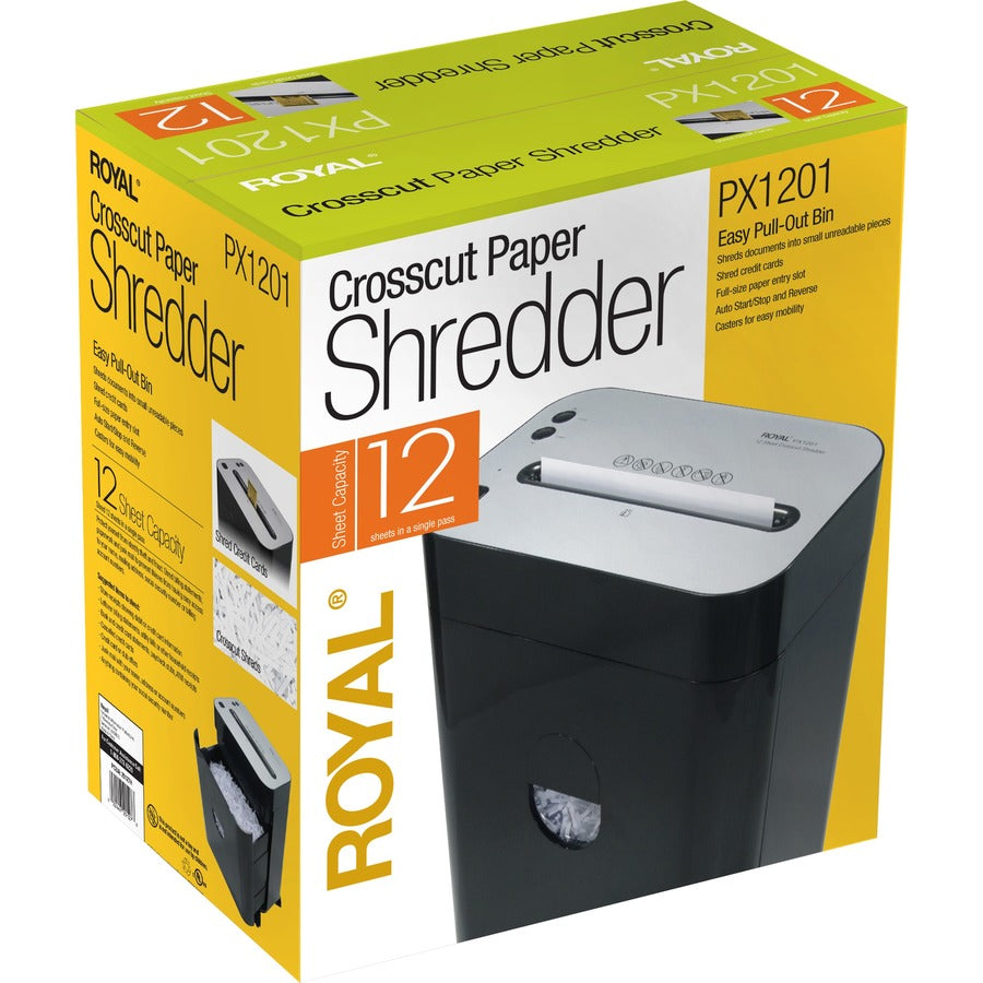 Alternate-Image3 Image for Royal PX1201 Cross-Cut Paper Shredder (12 sheet)
