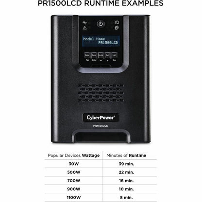 Alternate-Image4 Image for CyberPower PR1500LCD Smart App Sinewave UPS Systems