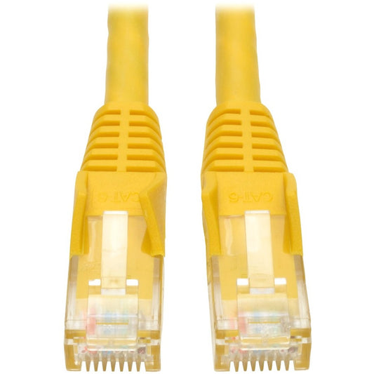Main Image for Eaton Tripp Lite Series Cat6 Gigabit Snagless Molded (UTP) Ethernet Cable (RJ45 M/M), PoE, Yellow, 6 ft. (1.83 m)